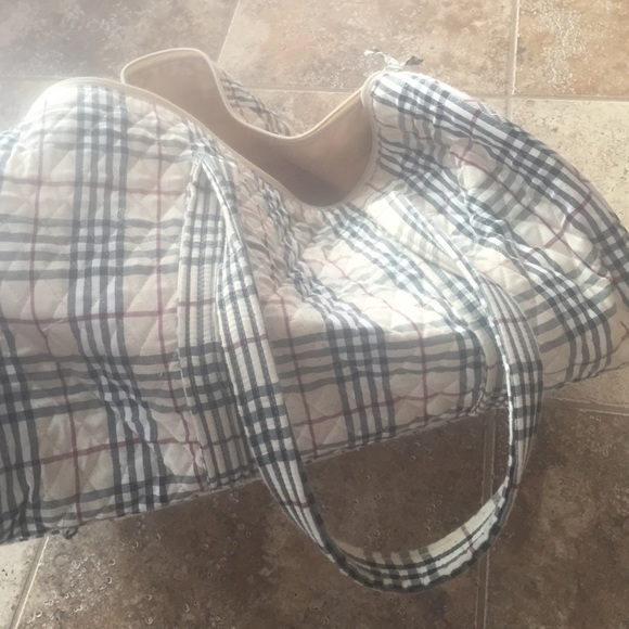 Plaid duffle bag!