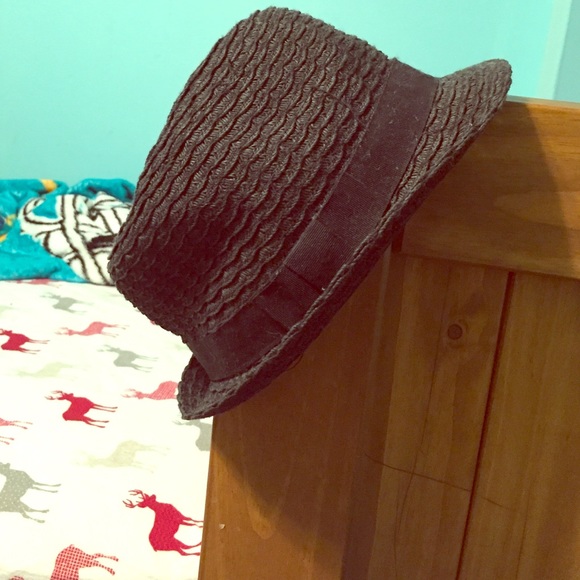 Black Straw Fedora.