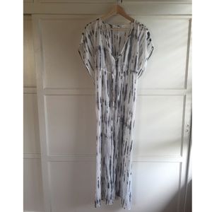 Sheer Tie Dye Swim Cover Up Chiffon Maxi Like New