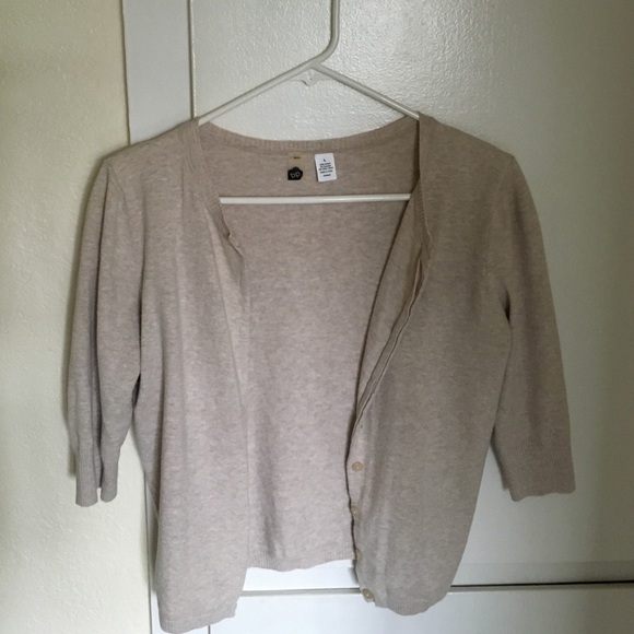 Nordstrom Beige Cardigan size L