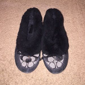 Coach slippers