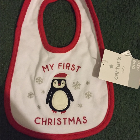 Carter bib! My first Christmas! - Picture 1 of 1