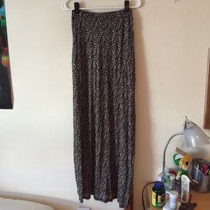 Brandy Melville floral maxi skirt