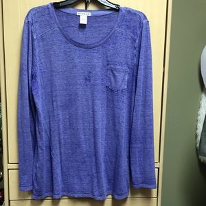 Light purple long sleeve t-shirt