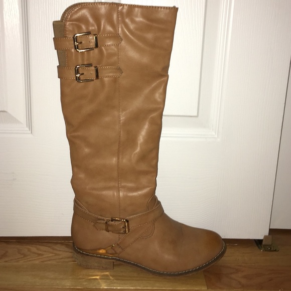 Tan boots