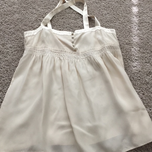 100% silk cream J Crew camisole.