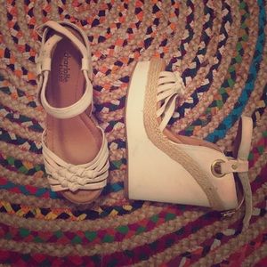 Charlotte Russe wedges sz 6