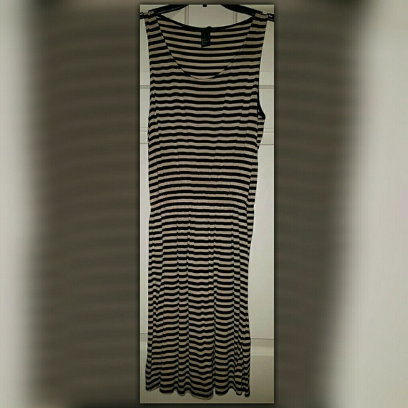 Horizontally Striped Dress