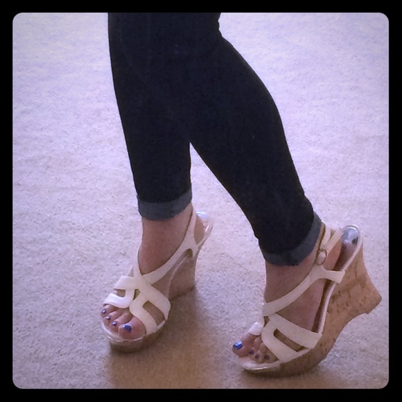 Jennifer Lopez Shoes - JLo White Wedges