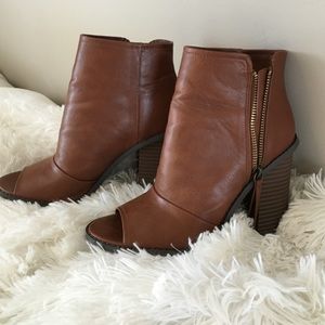 Forever 21 open toe booties 7