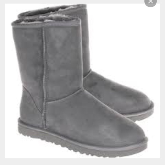 Tall Gray Ugg Like Boots