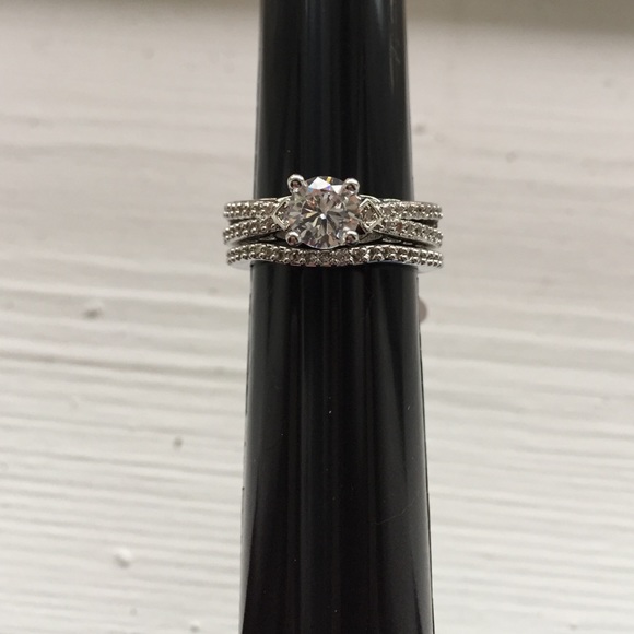 Sterling silver Mi Amore ring