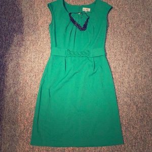 Dress with Braided Belt