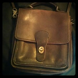 Vintage Coach Cross-body Messenger Bag