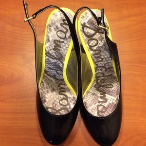 Sam Edelman Black Mallory Wedges