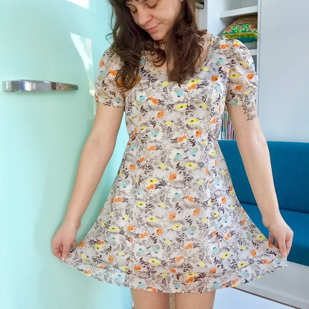 Pins & Needles Puff Sleeve Sundress