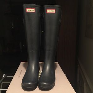 Hunter tall refined rain boots
