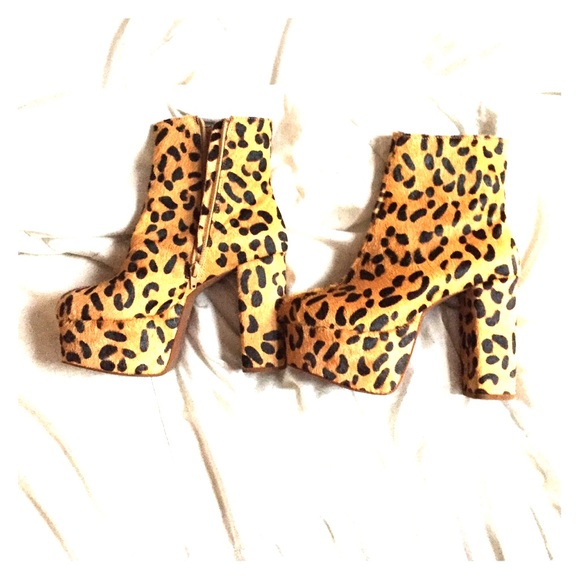 Jeffery Campbell NYDoll leopard platform