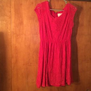 Red lace Coincidence & Chance Dress