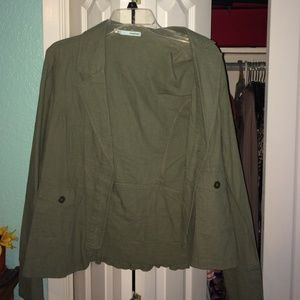 Maurice's lightweight army green jacket