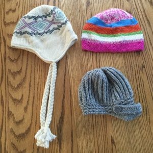 3 winter hats