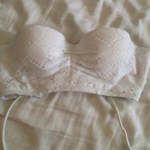 VS Lace up Back swim top