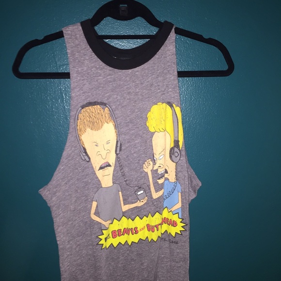 beavis and butthead muscle tee