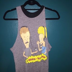 beavis and butthead muscle tee