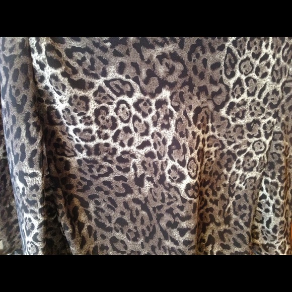 Chaps Animal print skirt - Picture 2 of 4