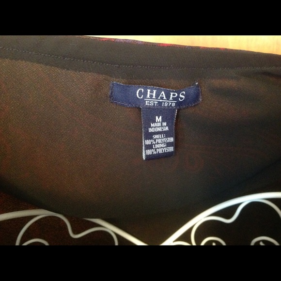 Chaps Animal print skirt - Picture 3 of 4