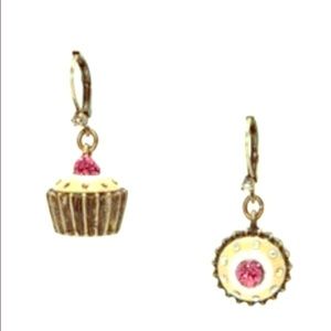 Betsey Johnson Mismatched Cupcake Dangles