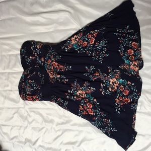 floral strapless dress from Urban Outfitters