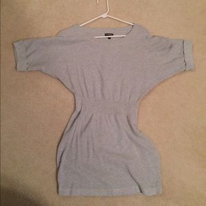 Express Silver Sweater Dress