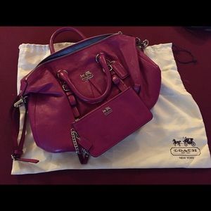 Coach Satchel & Chain Wristlet