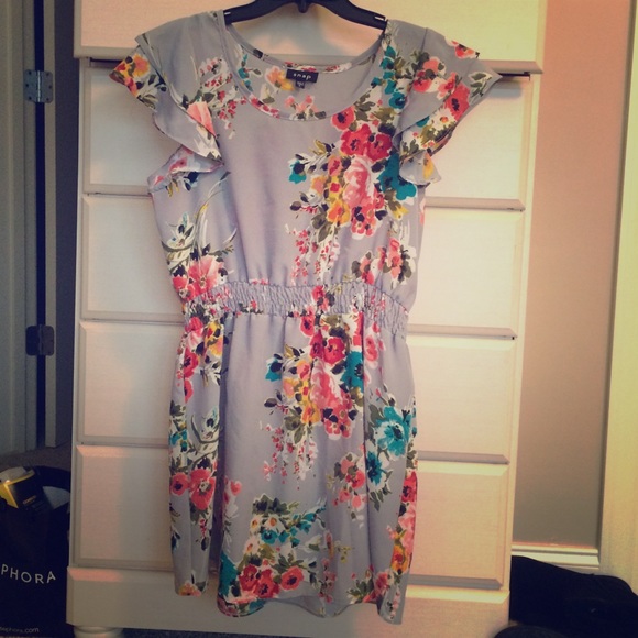 Snap Floral Dress
