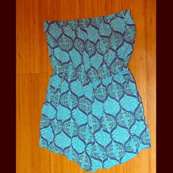 Patterned romper