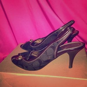 Size 10 AUTHENTIC Coach Mini Heel