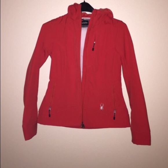 Like New Spyder Jacket with hood.