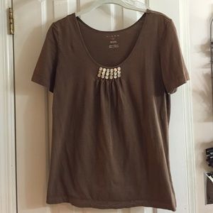 Bundle Only Please! 👚🎉Brown scoopneck T