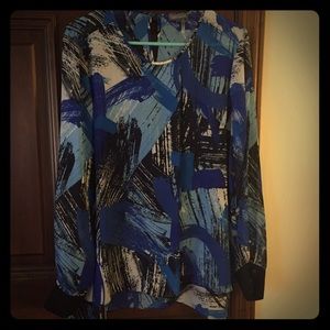 Blue Vince Camuto tunic top