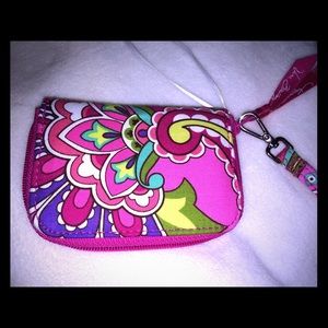 Vera Bradley Wallet- Pink Swirl with ID case