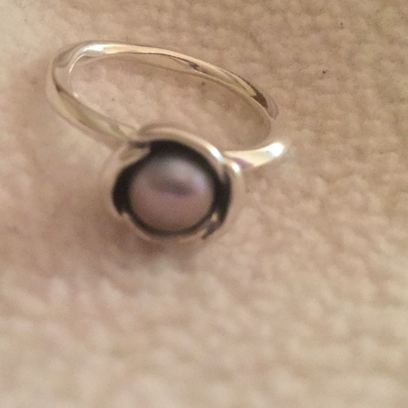 NWOT Pandora "My Wish Silver Pearl" Ring