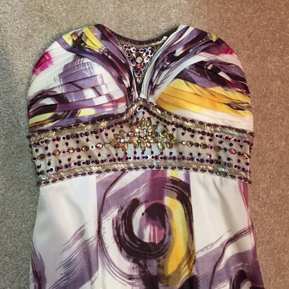 Prom Dress- strapless, mermaid - Picture 2 of 4