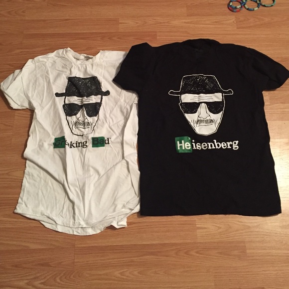 Two breaking bad shirts