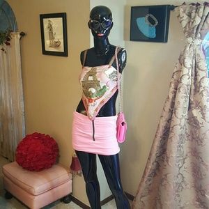 Bebe silk handkerchief shirt