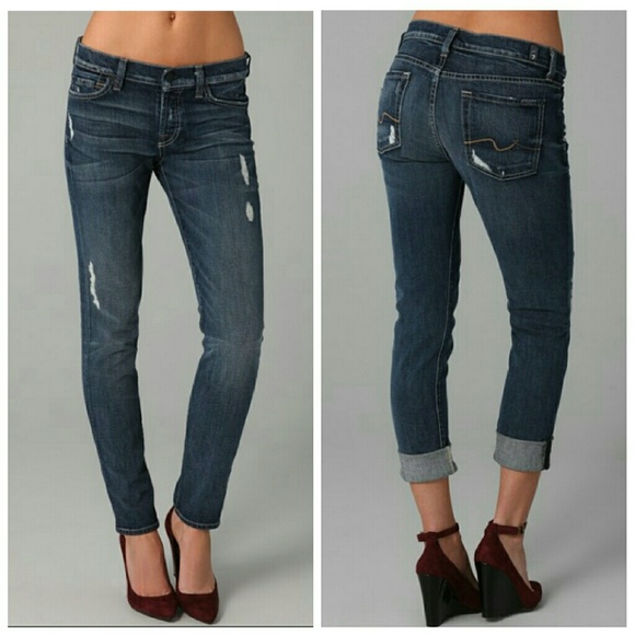 7 For All Mankind Josefina Boyfriend Jeans