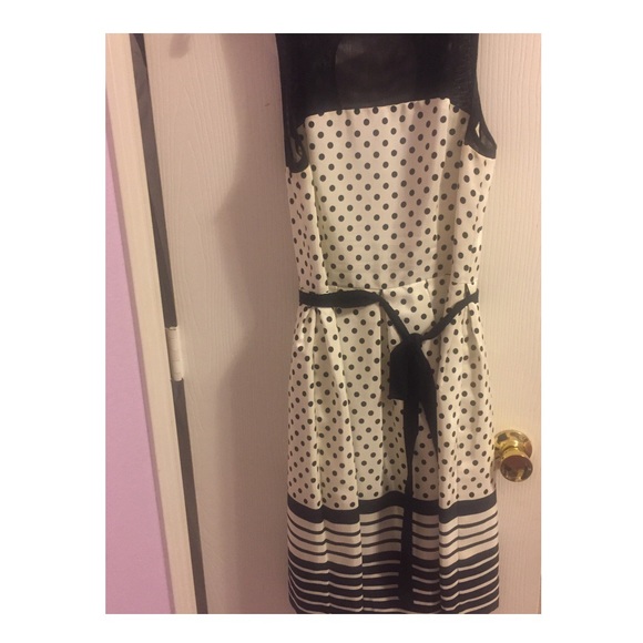 Mesh Pocka Dot dress