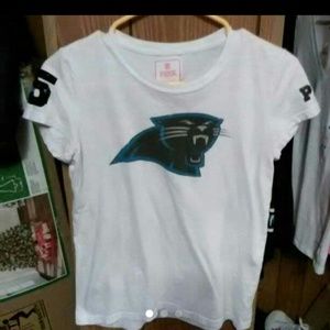Vs pink carolina panthers tee in guc
