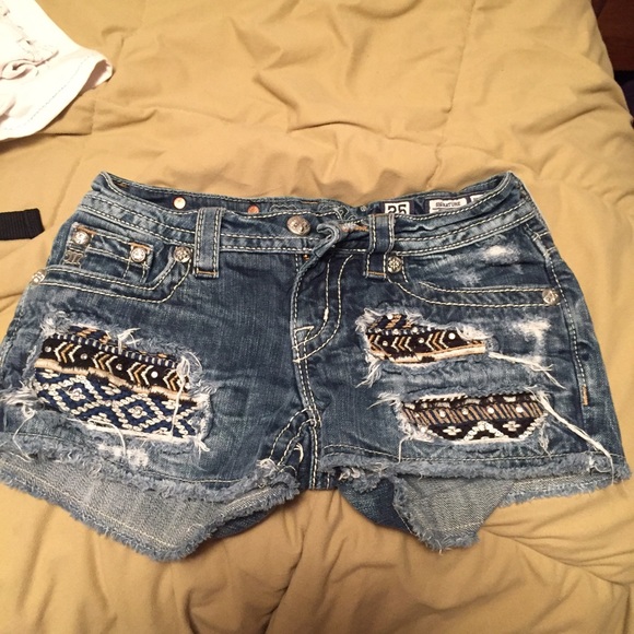 Denim shorts