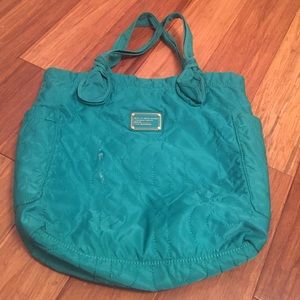Teal/aqua Marc by Marc Jacobs tote